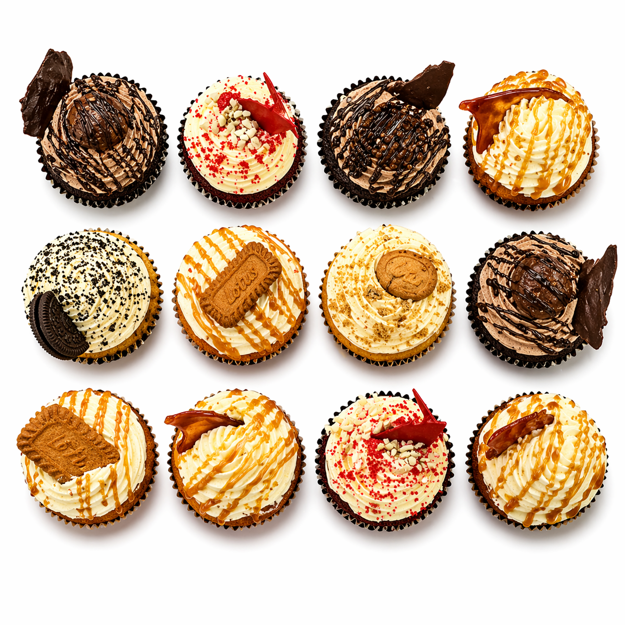 Box of 12 Assorted Cupcakes