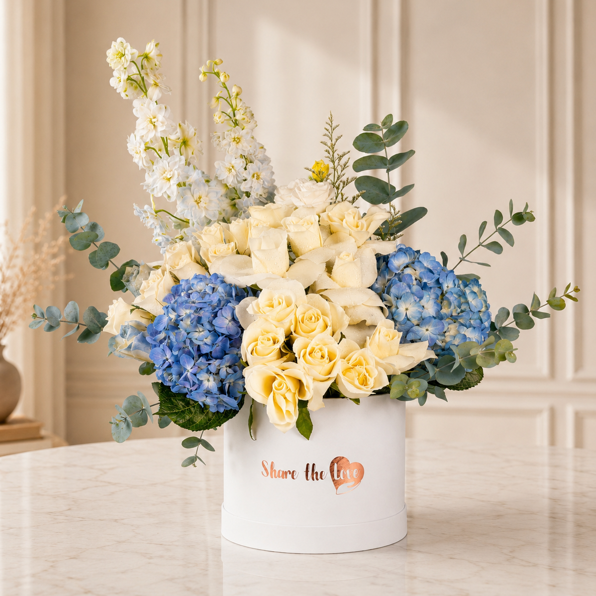 Indigo & Ivory Bouquet