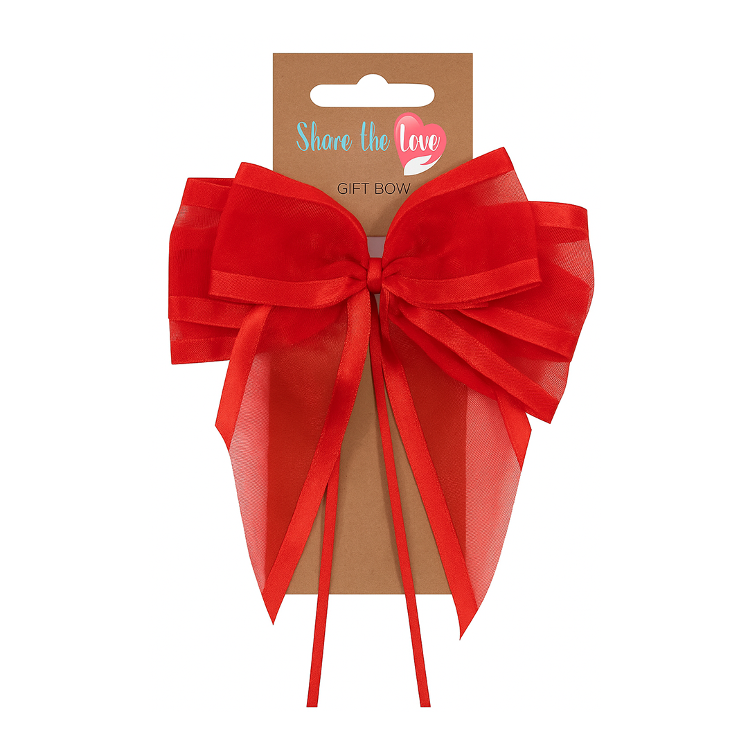 Red Luxury Gift Bow