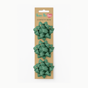 Glittery Star Bow, Green