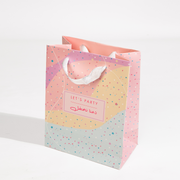 Lets Party, Purple, Medium Gift Bag