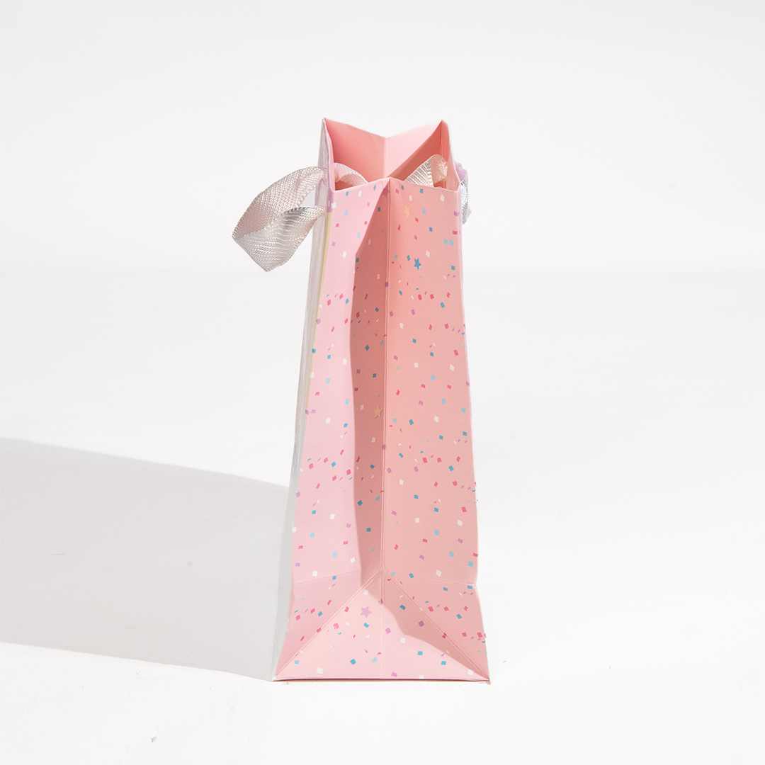 Lets Party, Purple, Medium Gift Bag