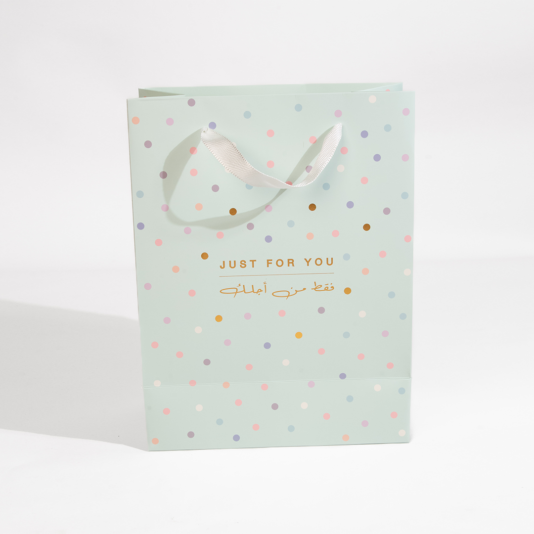 Just for you, Mint Green, Large Gift Bag
