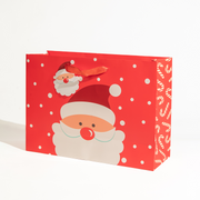 Happy Santa, Christmas Gift Bag, Extra Large