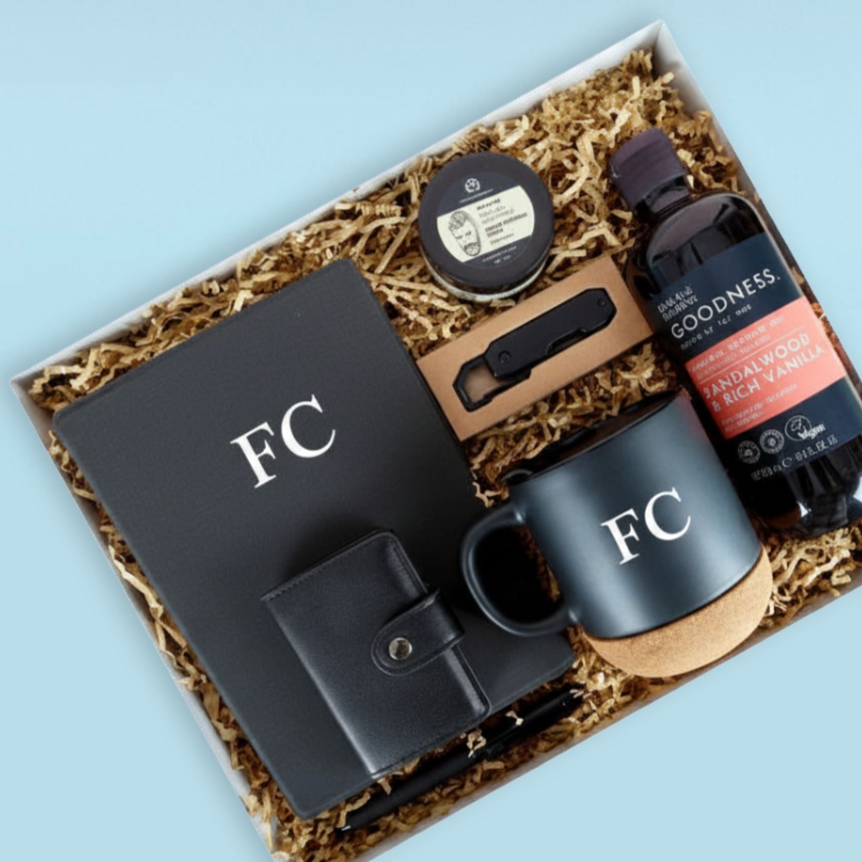His Daily Ritual Deluxe Hamper - Black