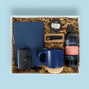His Daily Ritual Deluxe Hamper - Navy Blue