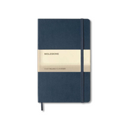 Moleskine Classic Large Ruled Hard Cover Notebook - Sapphire Blue