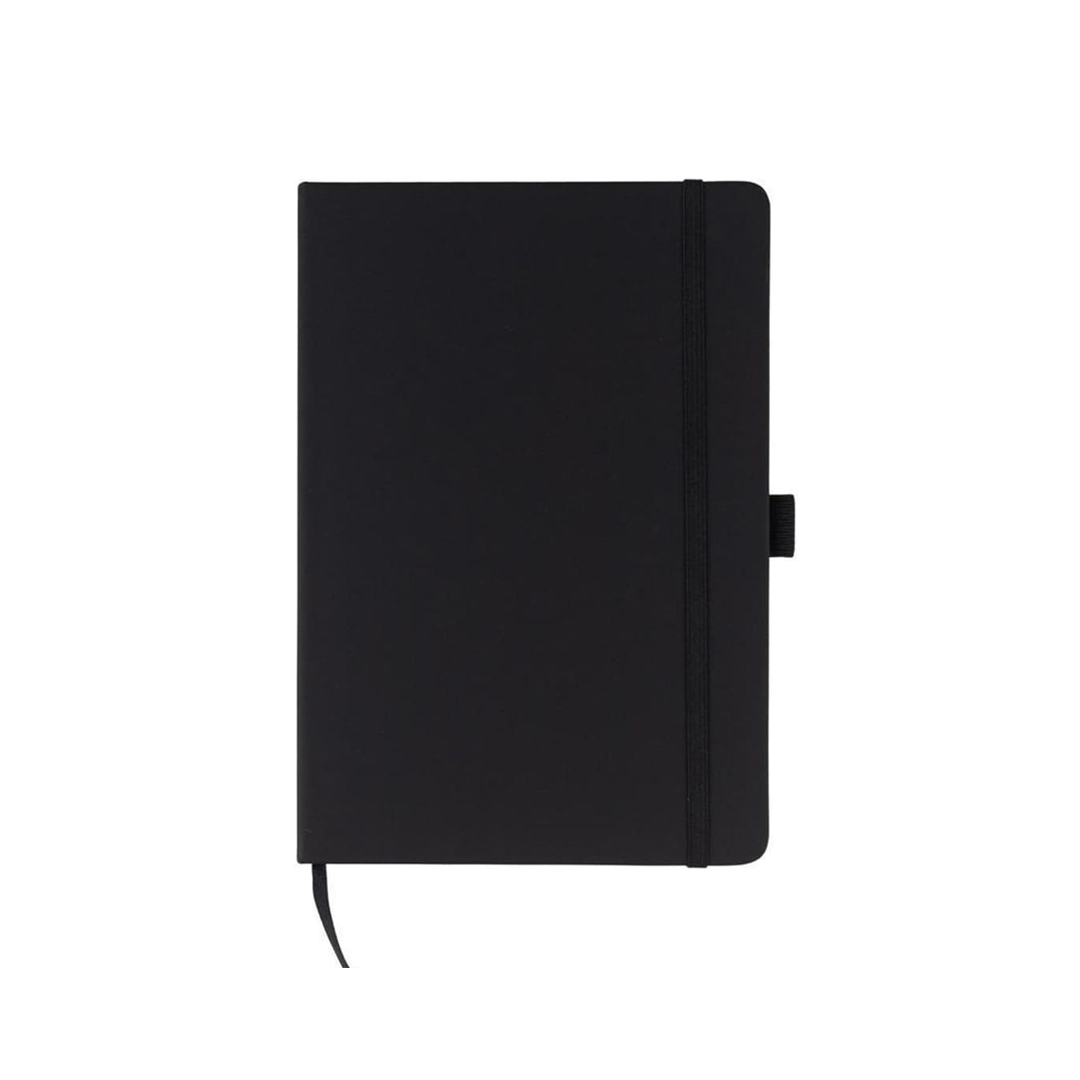 JURSI - Giftology A5 PU Notebook with Pen Loop - Black