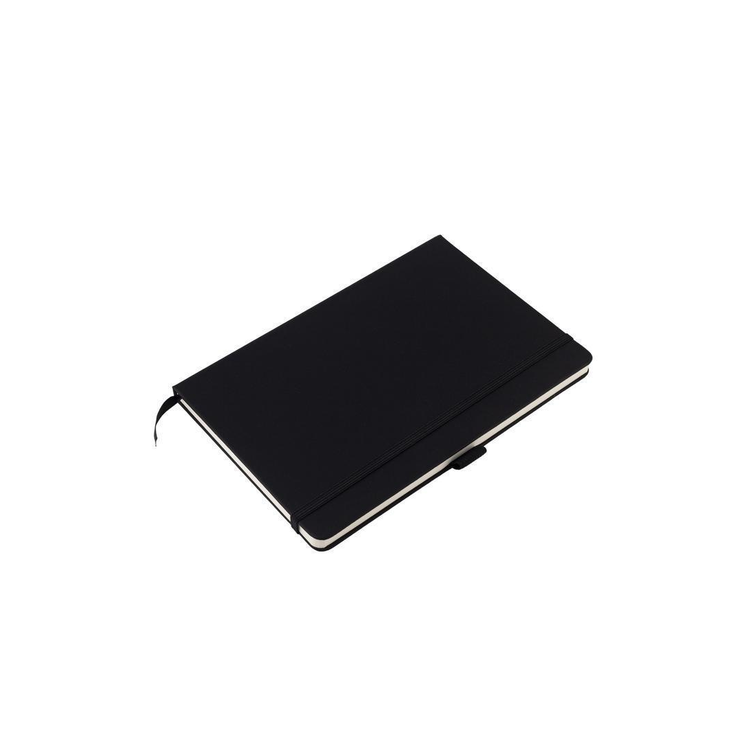JURSI - Giftology A5 PU Notebook with Pen Loop - Black