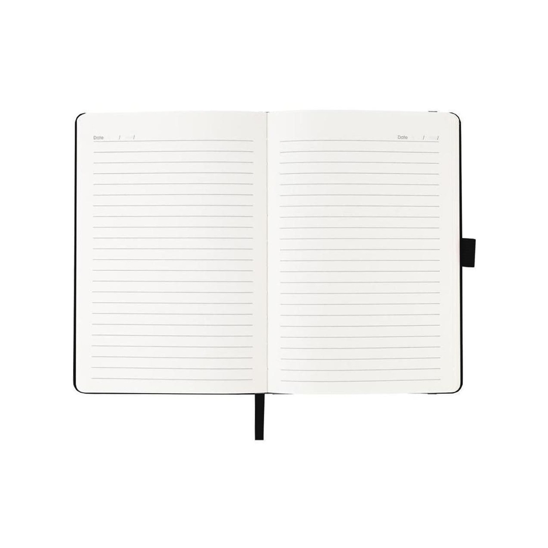 JURSI - Giftology A5 PU Notebook with Pen Loop - Black
