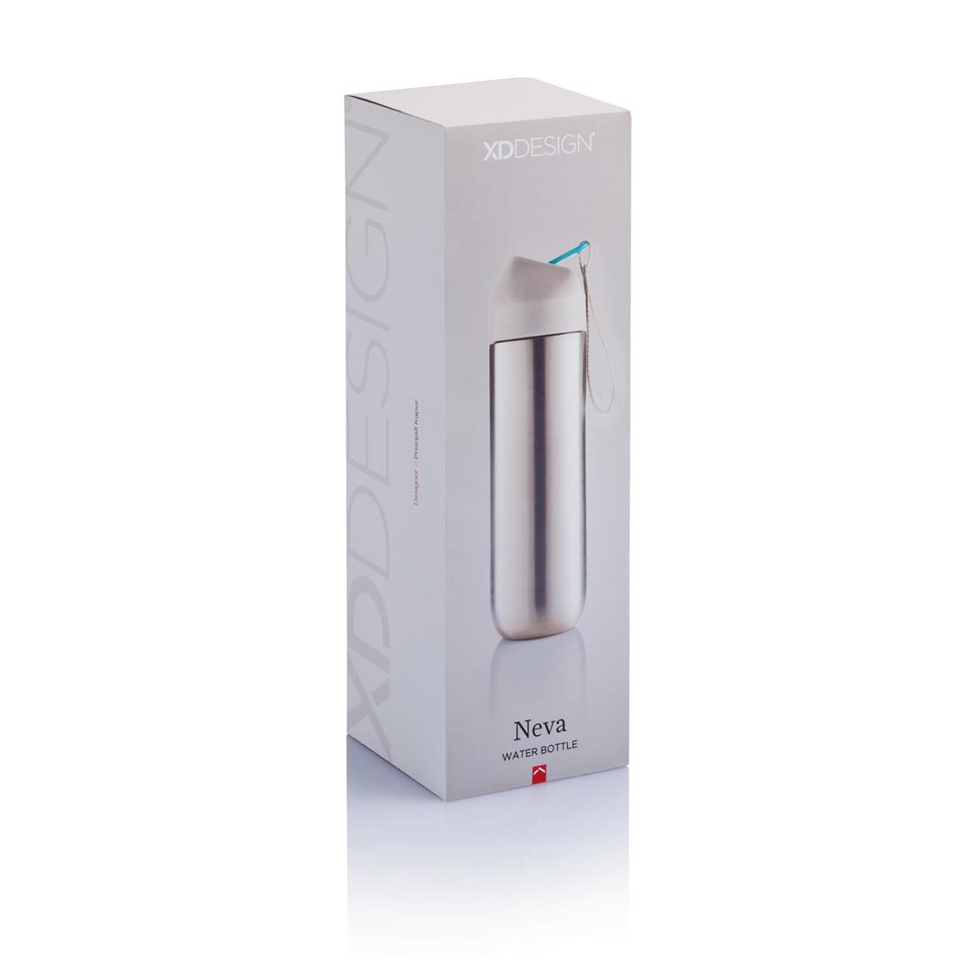 NEVA - XDDESIGN Stainless Steel Water Bottle Grey-Blue