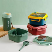 Portable Kids Lunch Box and Water Bottle Set