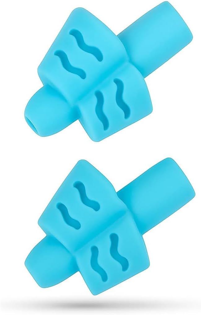 2 Pcs Soft Silicone Ring Pencil Grips