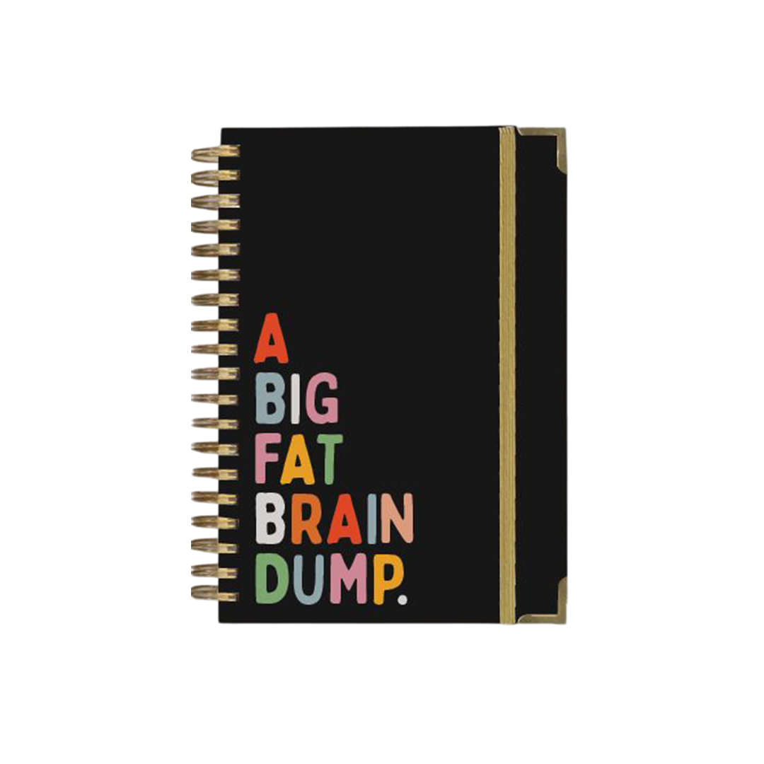 Brain Dump Notebook, Spiral, Gifting