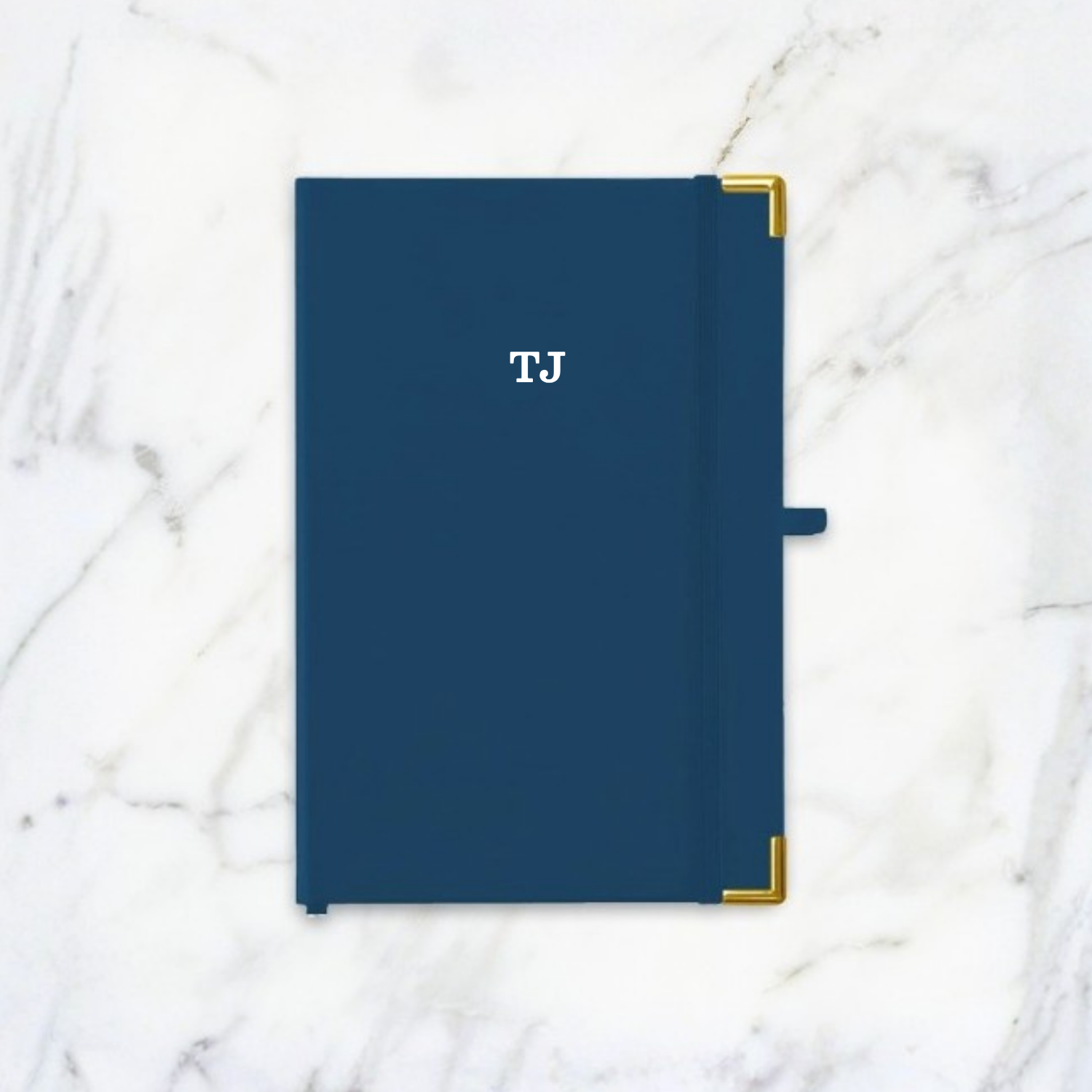Navy Blue Classic Notebook - PU Leather