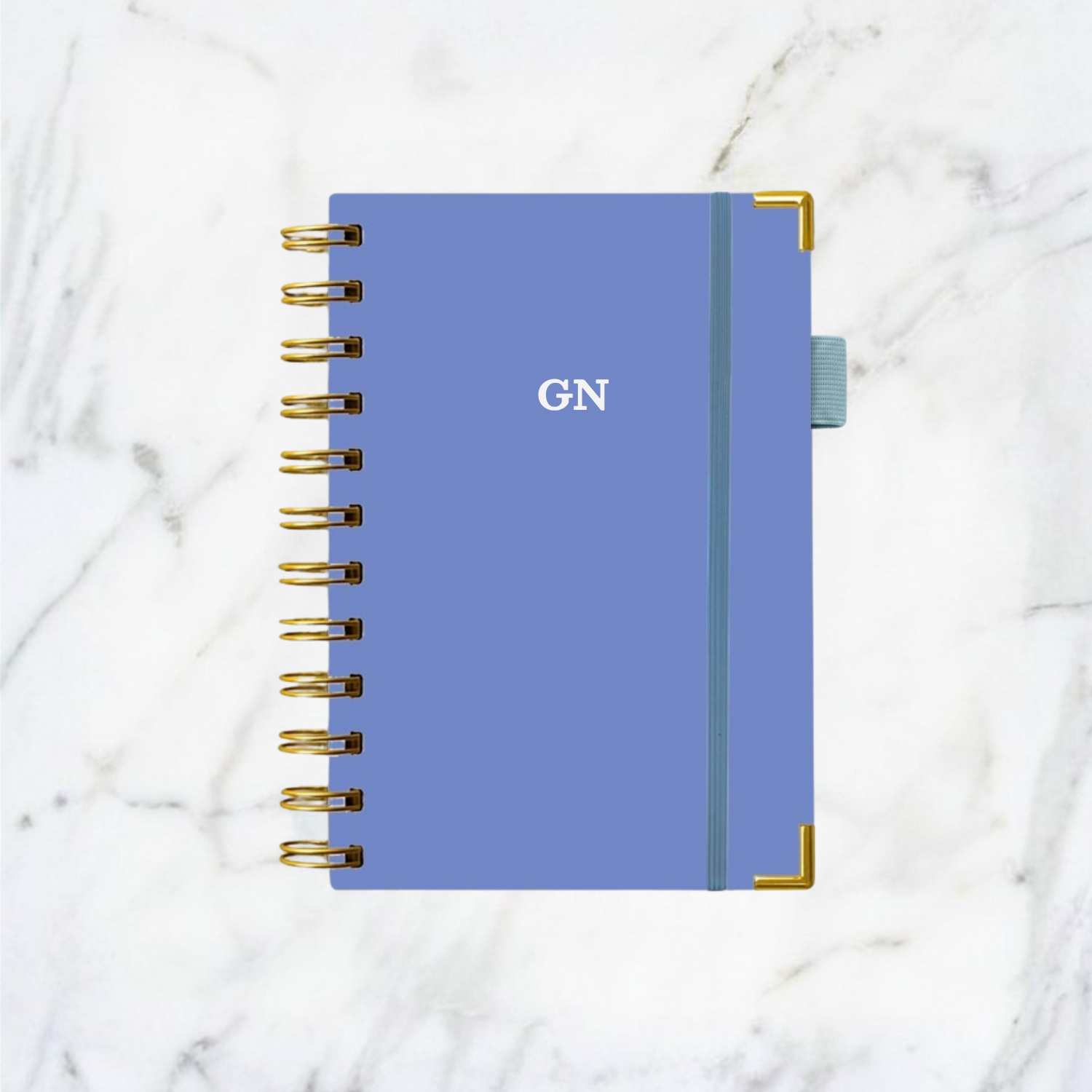 Denim Blue Spiral Classic Notebook