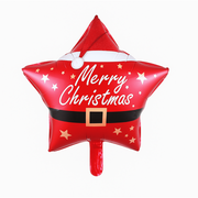 Star Shape Merry Christmas Foil Balloon