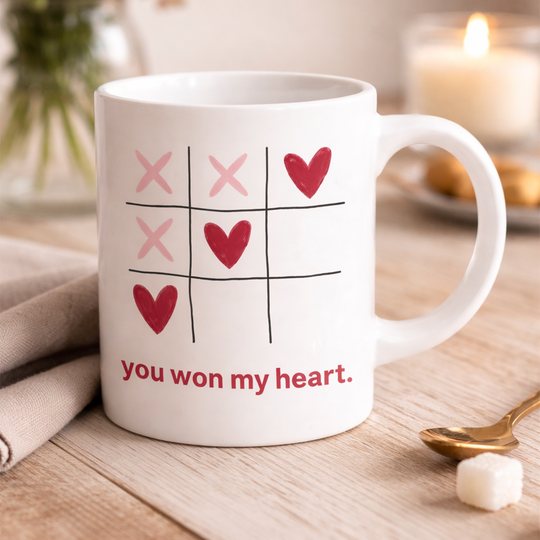 You Won My Heart - Drinking Mug
