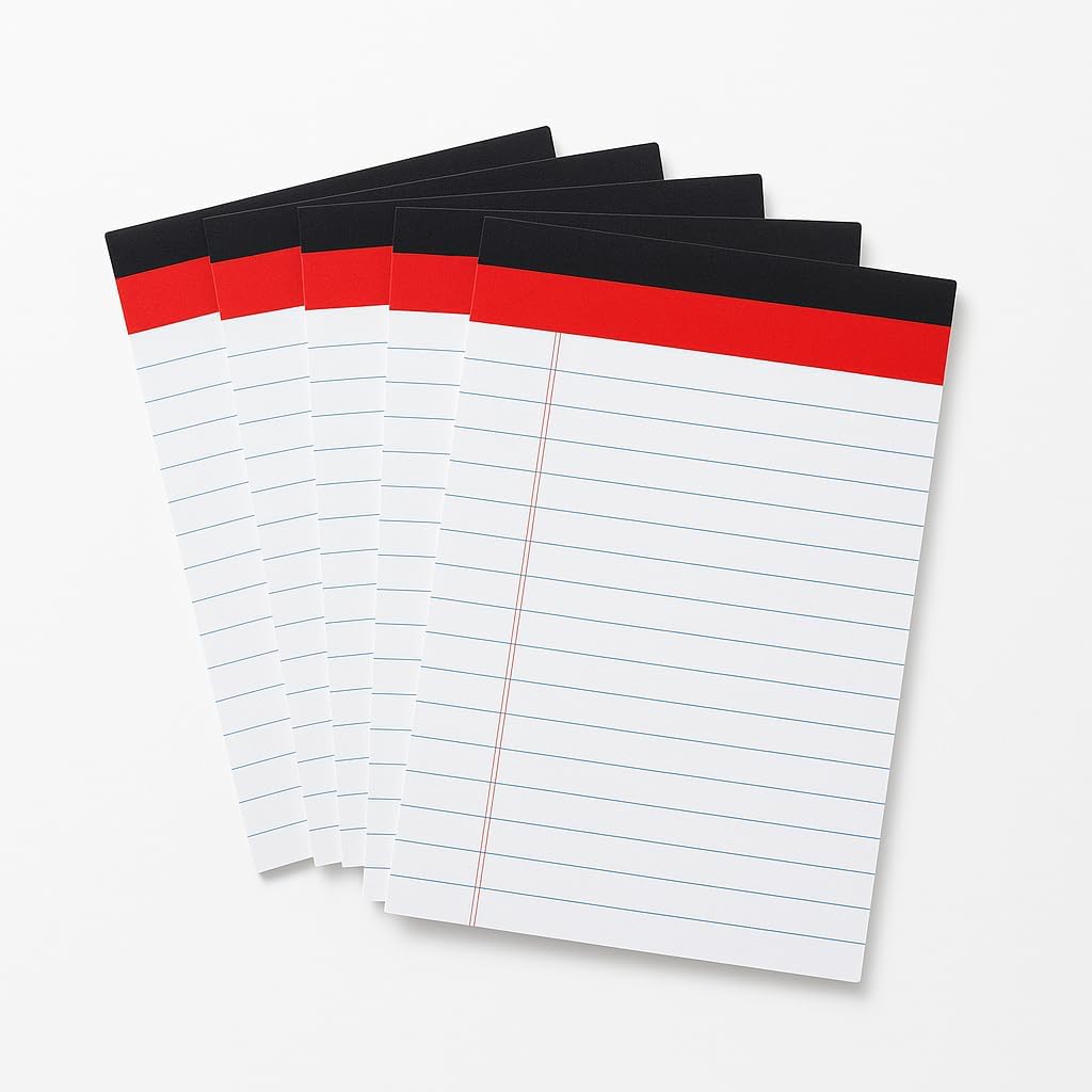 Legal A4 Notepad – 5 Pack