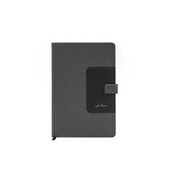 Personalised MANEZ - Santhome A5 Notebook with Phone Stand and Pen Holder