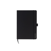 Personalised JURSI - Giftology A5 PU Notebook with Pen Loop - Black