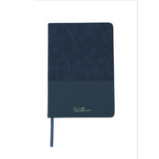 Personalised LYSS - Santhome® A5 Thermo PU Hard Cover Notebook - Blue