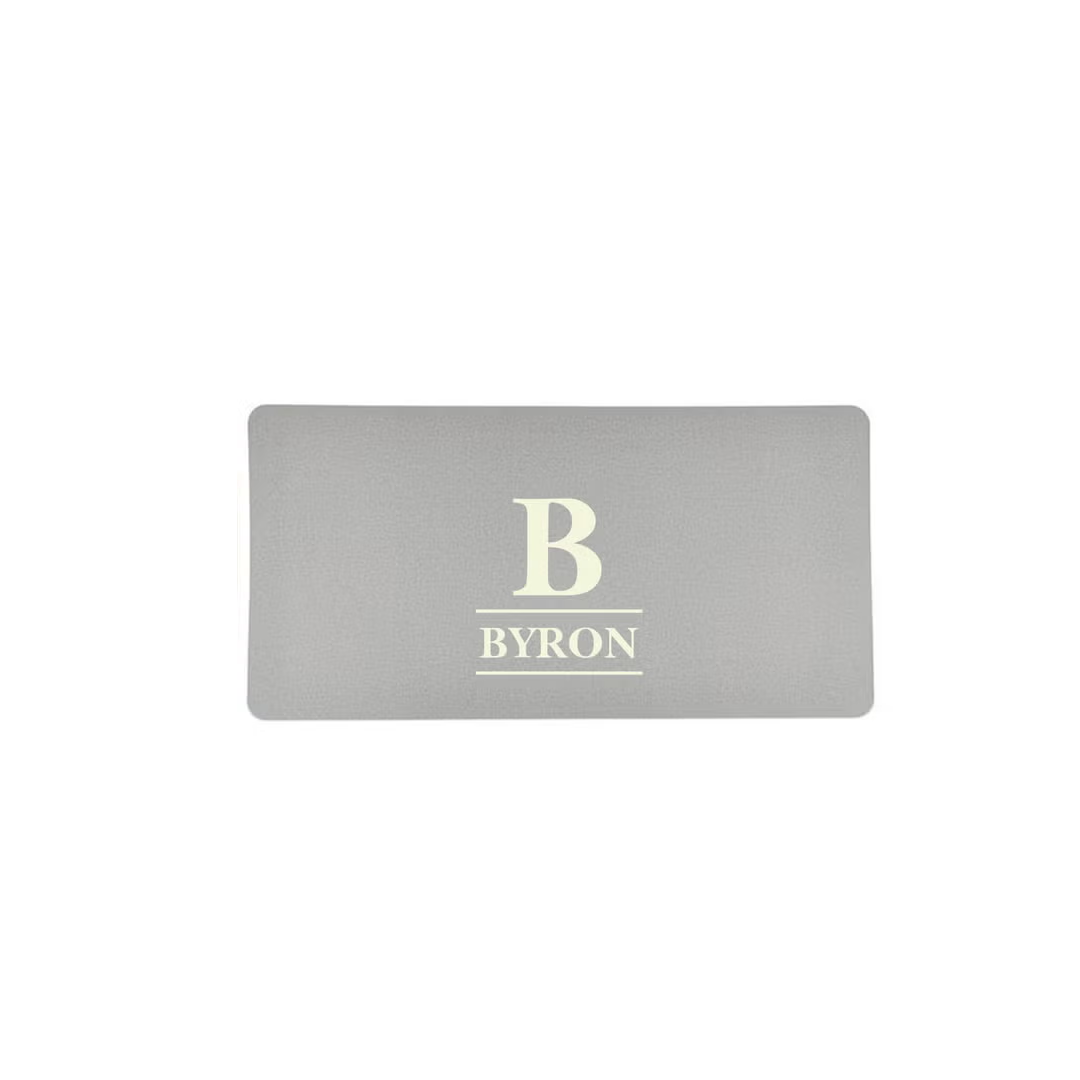 Personalised ZILE - CHANGE ZERO Recycled PU Desk Pad - Grey