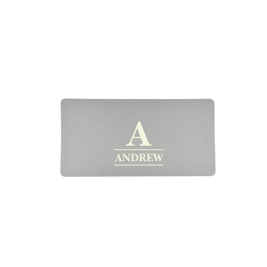 Personalised ZILE - CHANGE ZERO Recycled PU Desk Pad - Grey