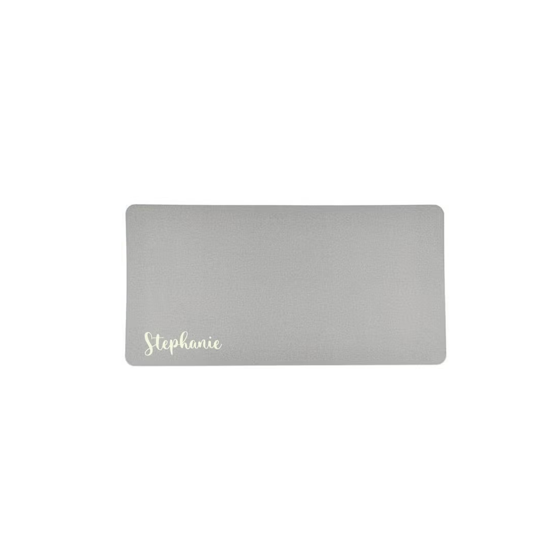 Personalised ZILE - CHANGE ZERO Recycled PU Desk Pad - Grey