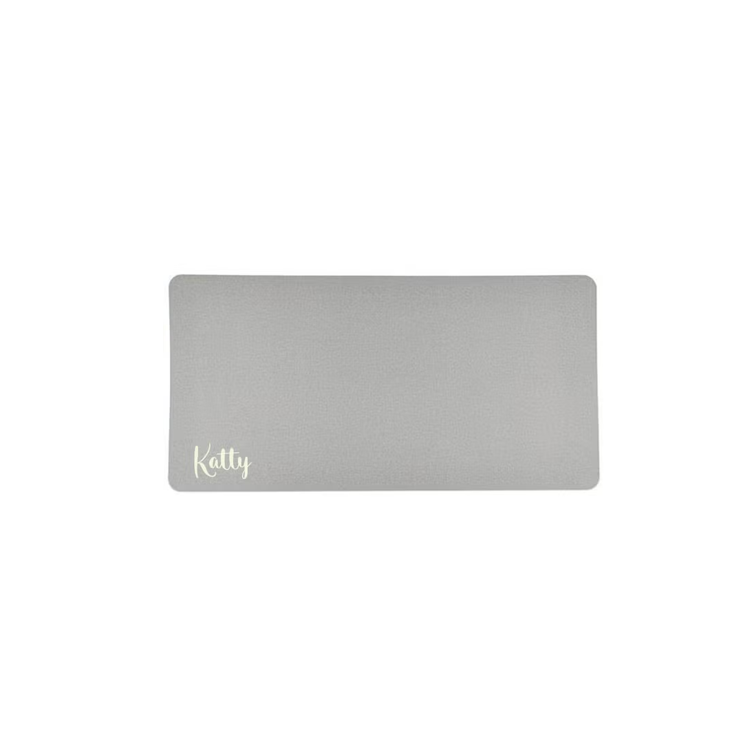 Personalised ZILE - CHANGE ZERO Recycled PU Desk Pad - Grey