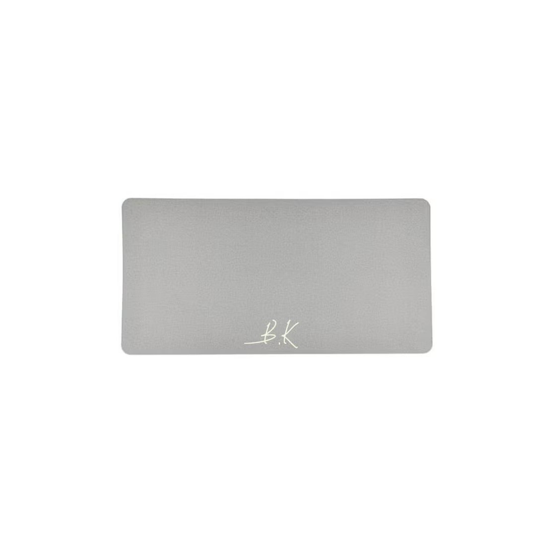 Personalised ZILE - CHANGE ZERO Recycled PU Desk Pad - Grey
