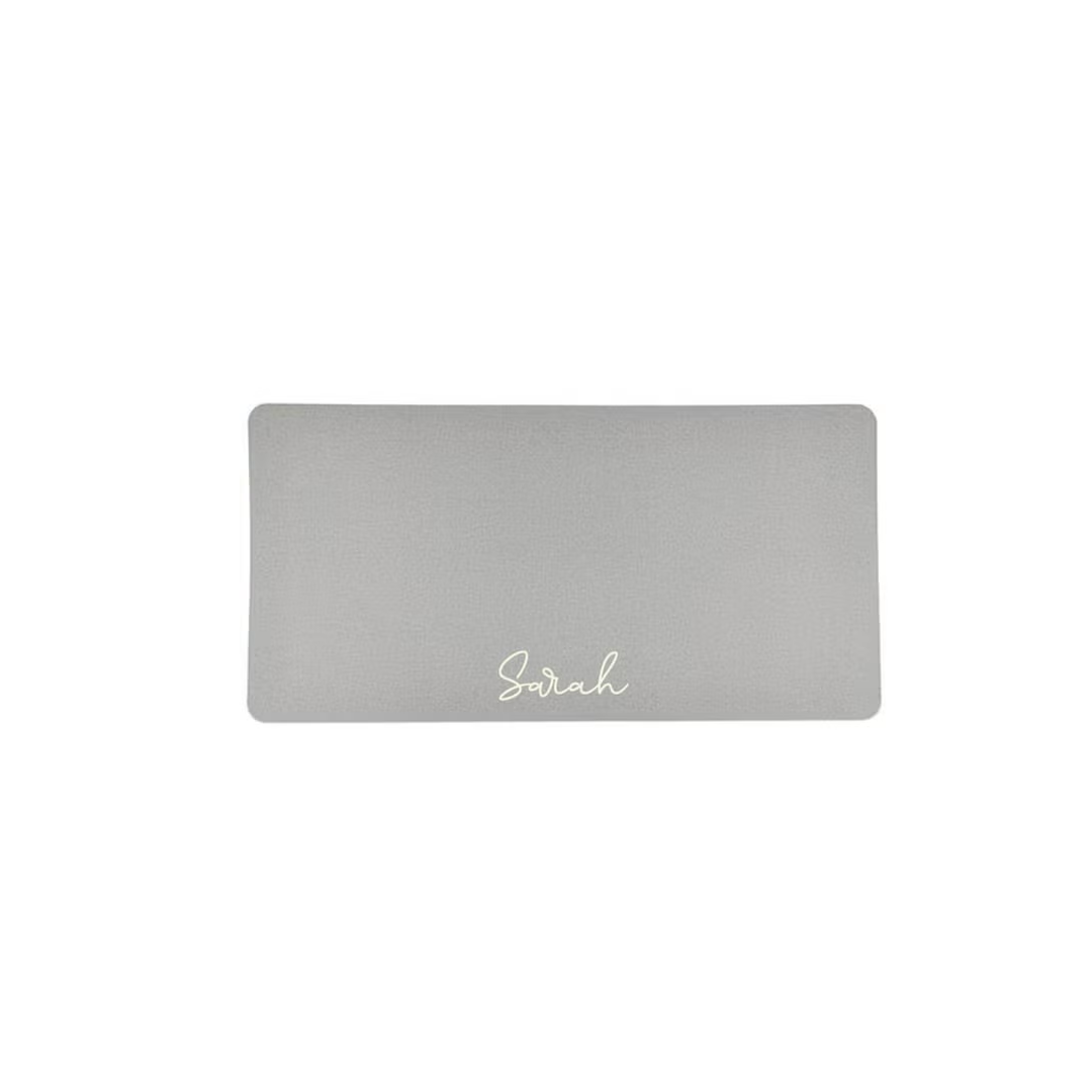 Personalised ZILE - CHANGE ZERO Recycled PU Desk Pad - Grey