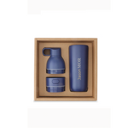Personalised RUVO - CHANGE ZERO 2-in-1 Modular Hydration Gift Set - Navy Blue