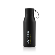 Personalised R-NEBRA - CHANGE Collection Recycled Stainless Steel Vacuum Bottle - Black