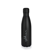 Personalised RONDA - Stone Touch Insulated Water Bottle - Black