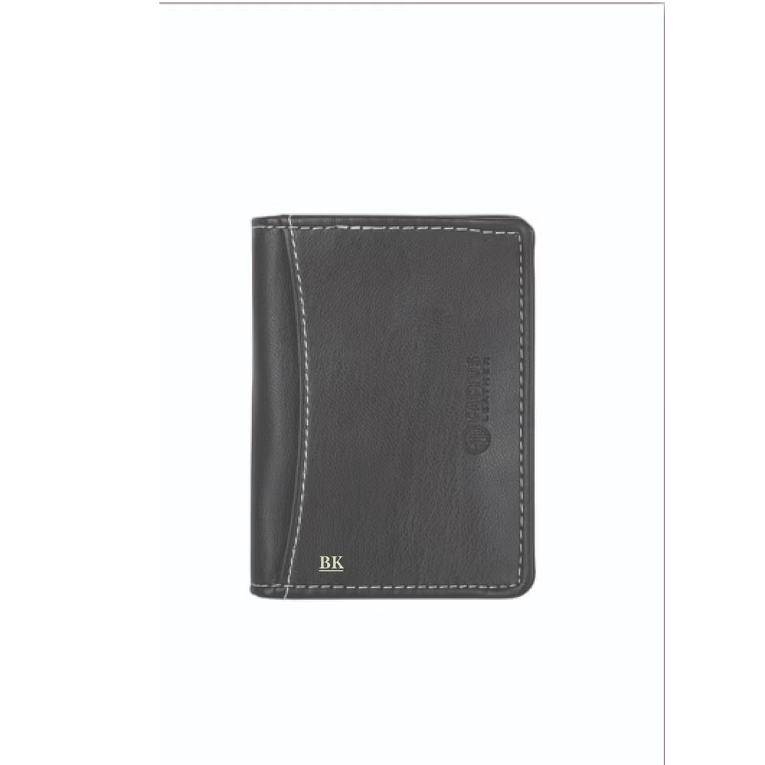 Personalised LANCY - eco-neutral® Cactus Leather Card Case