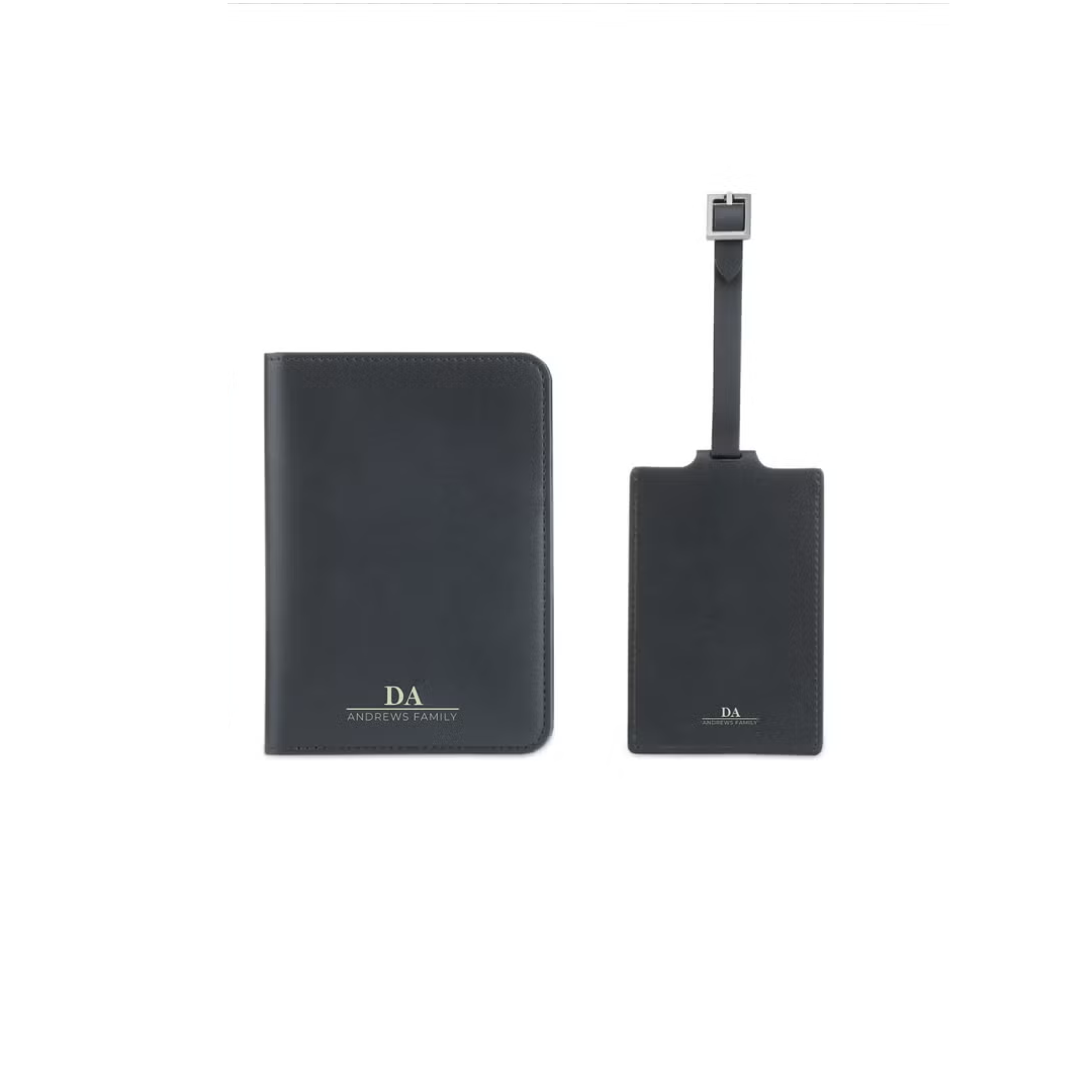 Personalised Skross® Diplomat Travel Gift Set with Passport Holder and Luggage Tag