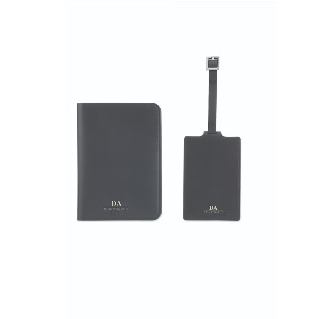 Personalised Skross® Diplomat Travel Gift Set with Passport Holder and Luggage Tag