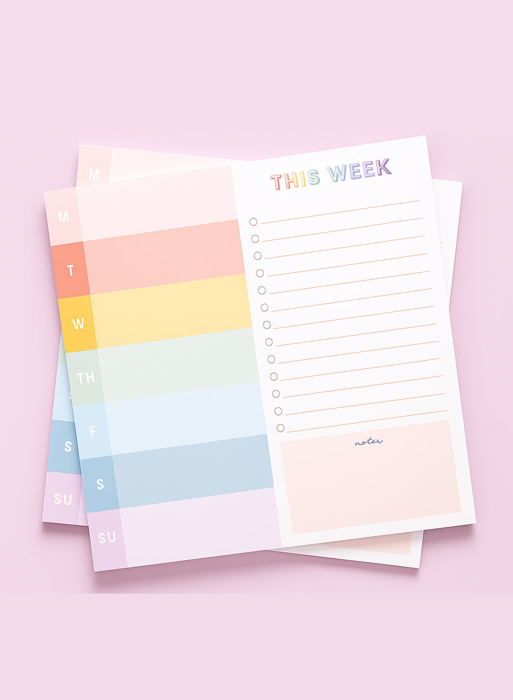 This Week, Planner Pad