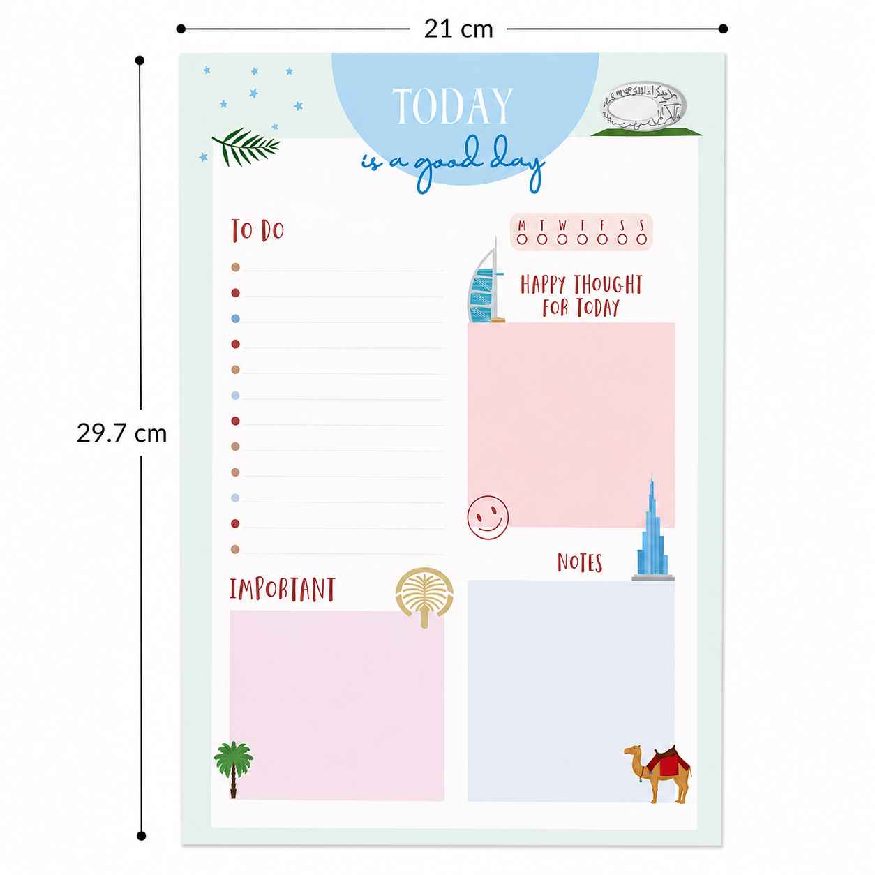 Share The Love Daily Planner | 21 × 29.7 cm