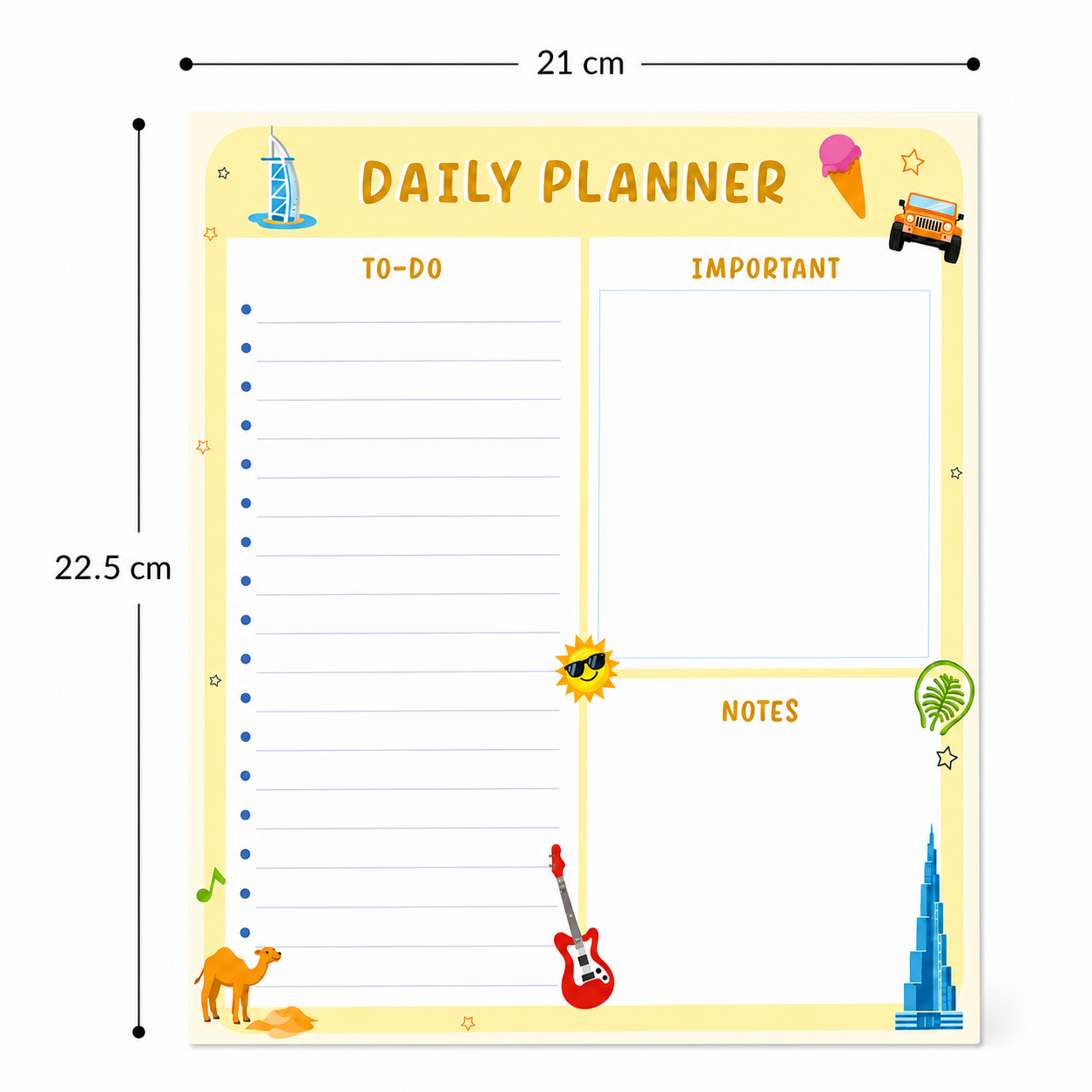 Share The Love Daily Planner | 20 × 21.5 cm