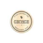 Personalised Wood Coaster