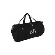 Personalised Recycled Cotton Duffle / Gym Bag - Black