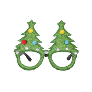 Christmas Pine Tree Eyeglass, Red