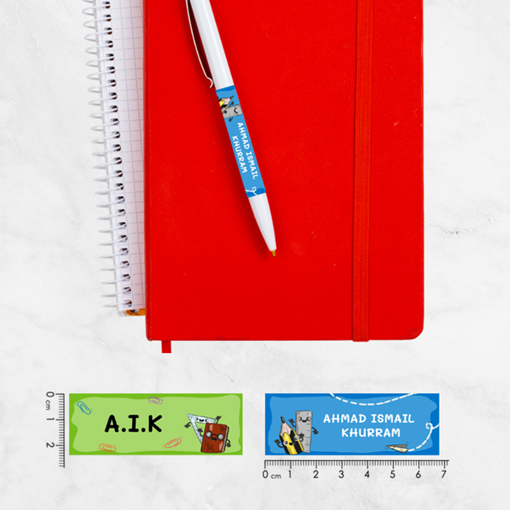 Kid's Personalized School Name Labels – Back to School Stickers