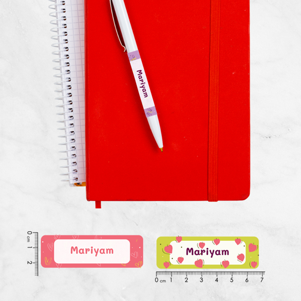 Fruity Fun Name Labels – Personalised Bright & Playful School Stickers