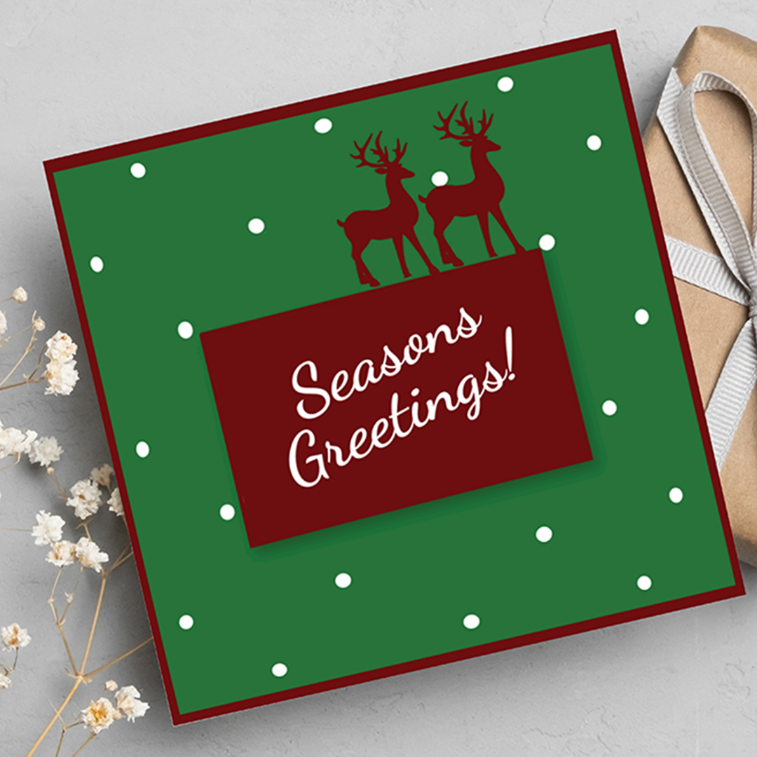 Seasons Greetings | Christmas Greeting Card