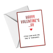 Happy Valentine's _ay - Funny Valentine's Day Card For Him
