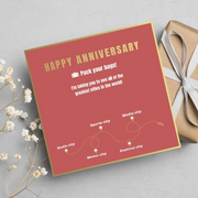 Happy Anniversary Foil Card