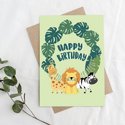 Happy Birthday Kids Greeting Card